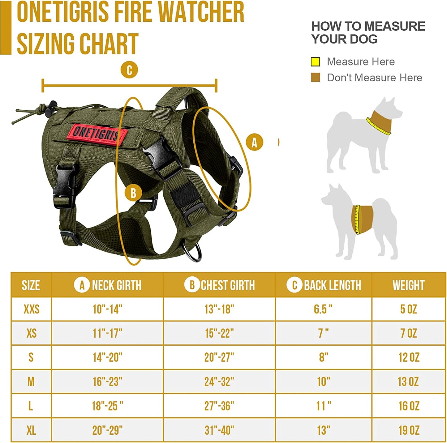 Tactical Dog Harness