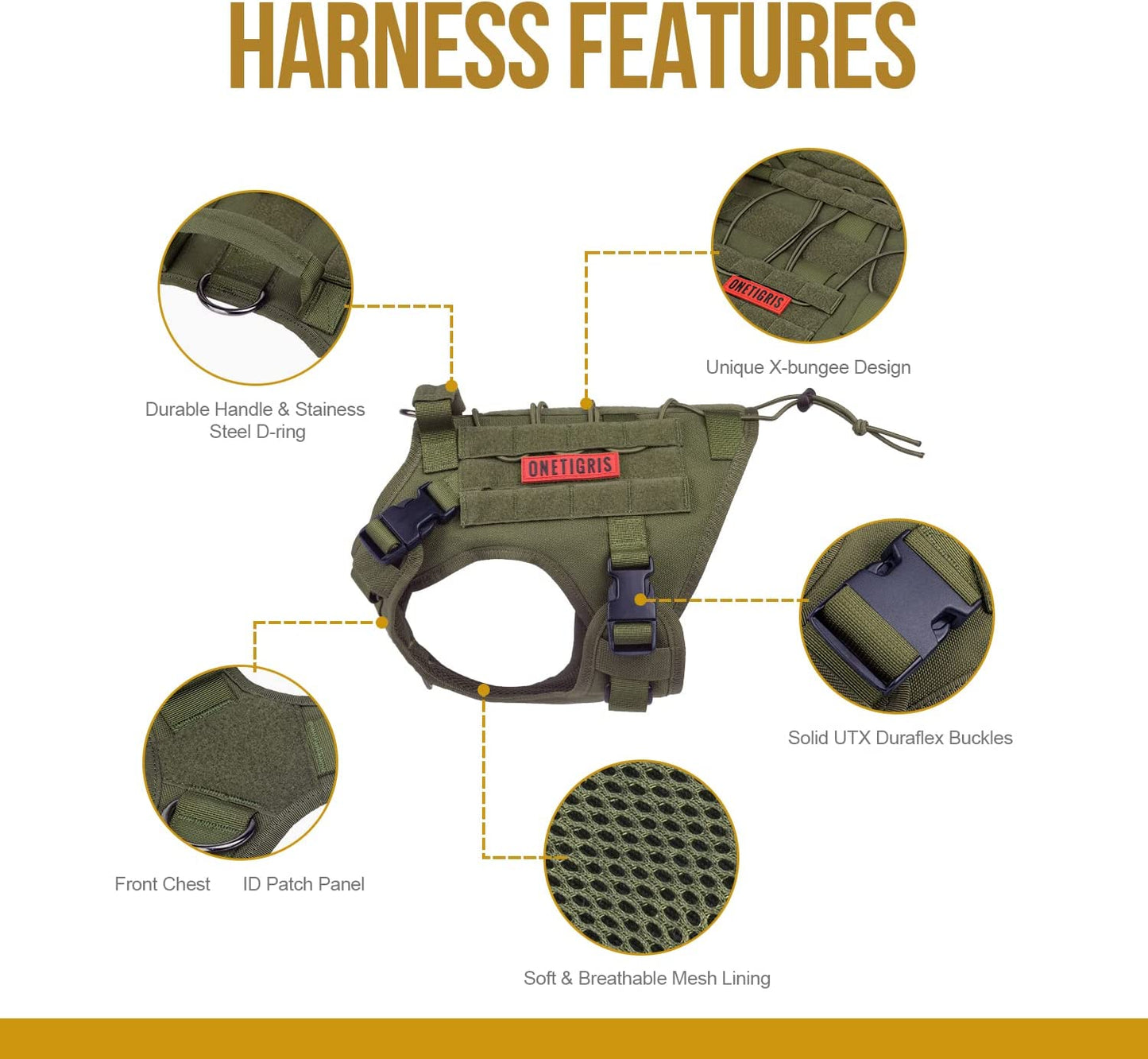 Tactical Dog Harness